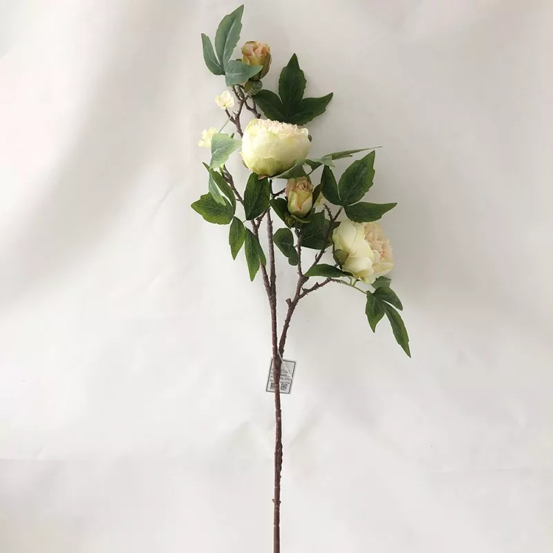 인공 모란 실크 꽃