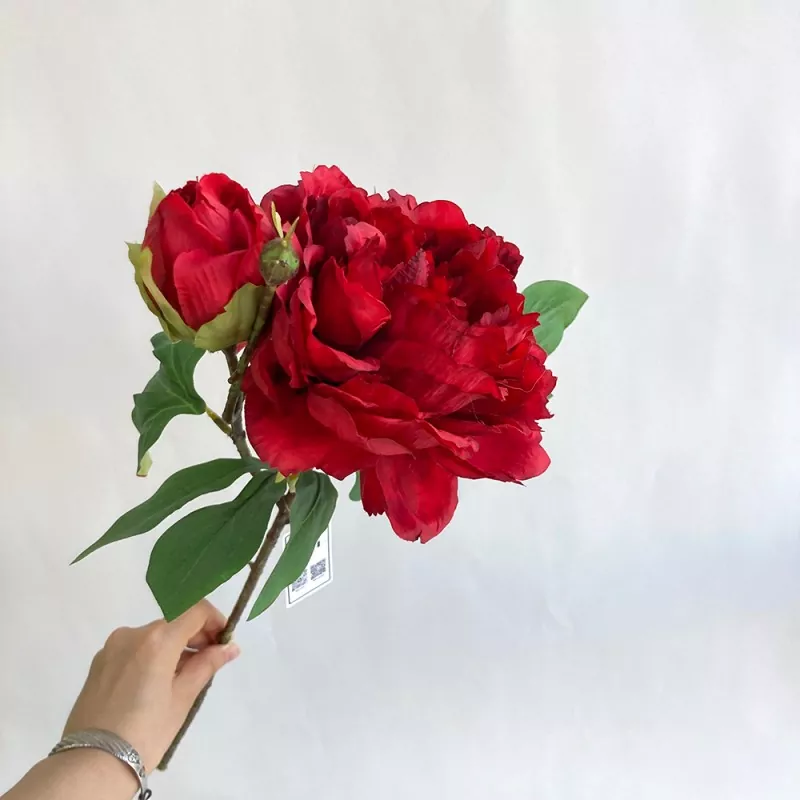 실크 인공 모란 꽃